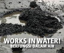 works in water - Berfungsi dalam air